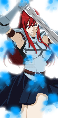 I am Erza Scarlet. I am a wizard along with my friends Natsu, Gray, and Lucy. I belong to the Fairy Tail Guild. #RP #Single