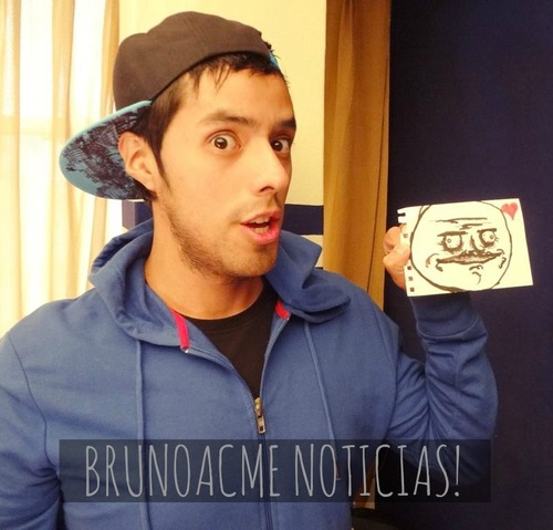Todo sobre @brunoacme te tendremos al tanto de todo! 
Autorizado por el :)