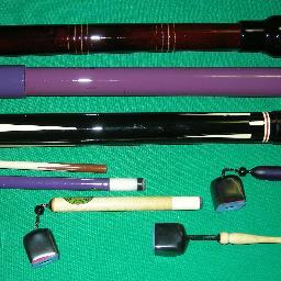 I make the QXtender pool cue extensions, chalk holders,player drawing chips,and pocket markers.See them at http://t.co/9s4gAPpecR, contact apolitte@qxtender.com