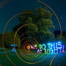 Lightwriters take unique photographs of letters, symbols and characters that we make ourselves using lights and lasers!