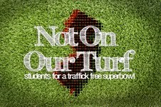 A student-led campaign that @projectstaygold has initiated to raise awareness and stop human trafficking around the Superbowl.
