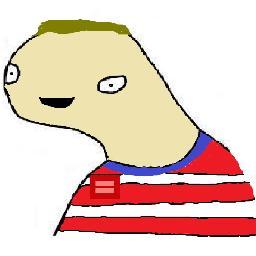 I iz a soccur stur fur dah L.A. Galaxy. Evn dough I dnt play fur dah merica nashinul tem i bouht merica jersy nd I wer dat alot.(Original toon, created 7/26/13)