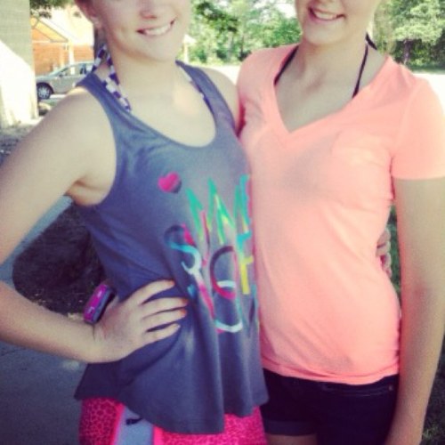 my sister was dating her brother, but it didnt work out. but were still best friends til the end. avi & header are us. kik : almostsisters .
