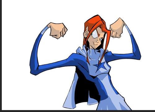 Skye Bleu is the story of 15 year old Shannon Elizabeth after she discovers she has super powers.