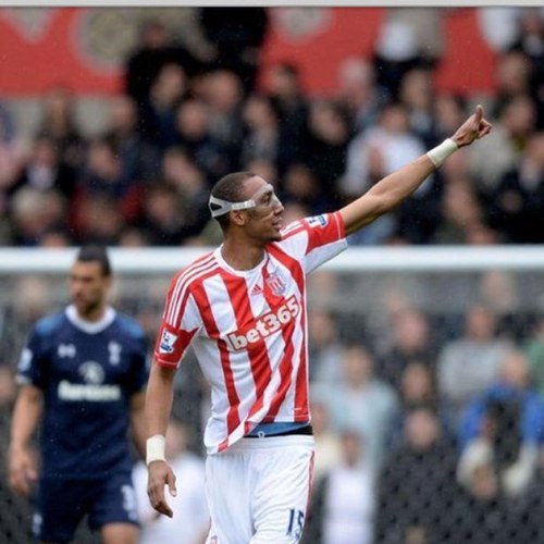 professional footballer with stoke city