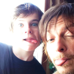 I love Norman Reedus and Chandler Riggs