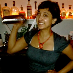 Smart lady Bartender in NYC