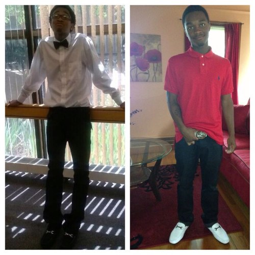 Two regular niggas being funny. Kiks . i_keepbandz & Renzo___ three underscores.