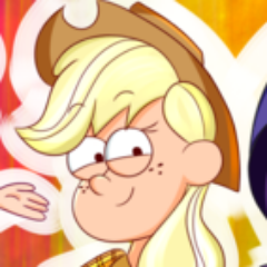 Howdy! Ah'm Applejack, ah sell apples, but.. i transferred 'ere in Gravity Falls. Mah best friends is tha Mane 6.