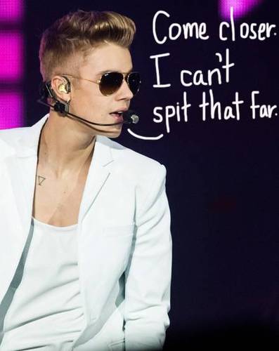 Spitber's profile picture. I am Spitber, Justin Spitber. I will spit on you and you will like it! This's just a parody account, but seriously i would spit on you!