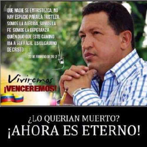Chavista 100% Leal a mi COMANDANTE! A su legado y a esta REVOLUCION! MIsion Cumplida! Y las que faltan!