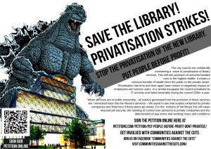 Campaigning for our new Library of Birmingham  as a public service and public space. Our Peoples Palace!