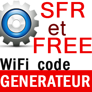 SFR et FREE wifi code GENERATEUR. C'est gratuit jusqu'au 15 août!