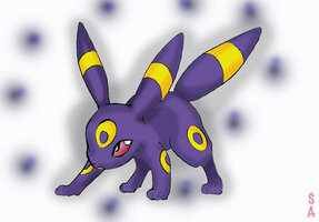 Shade the Umbreon, call me Shady or Shade. || Level : 36 || ♀|| Trainer : None || Attacks : Shadow ball, Attract, Return, Protect || #197