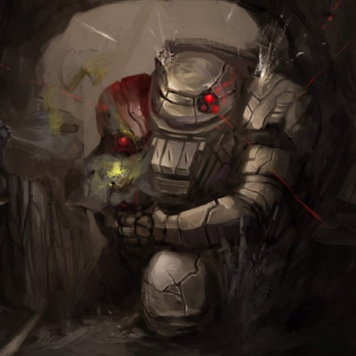 One of the last of the Bouncer series /The Commander of The Black Sun Empire, an ancient race of hybrids. http://t.co/kpeSWsoYRd