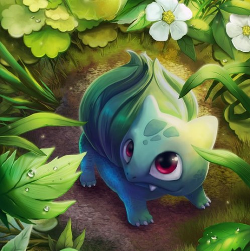Hi I'm Bulbasaur! My momma is @BerryQuilava (RP) Writer: @FrogIsMatt