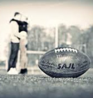 Just another girlfriend tweeting about the ups and downs of dating a football player.