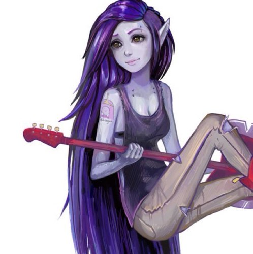 Hey its me Marceline the vampire queen! #OpenRP I rock out with my axe bass and I eat shades of red #Single