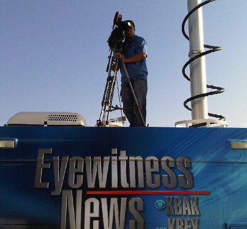 Photojournalist for KBAK/KBFX in Bakersfield, CA. When filming a story, it's not my story or the stations story...it's THEIR story