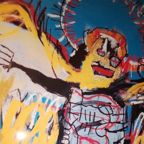 A waste of desert sand, a shape with lion body and the head of a man WBY