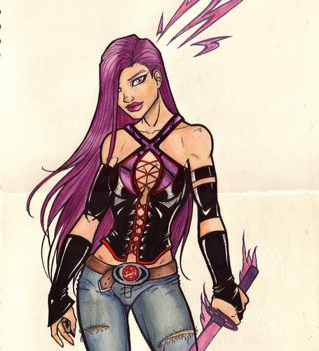 Heroine. Member of the X-Men. Martial artist. British turned Japanese.