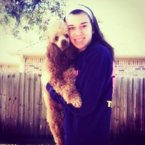 My name is kim i go to robert e lee and i love my wittle puppy
