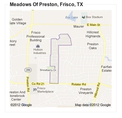 MoPHomeowners's profile picture. Official Twitter Page of the Homeowner's in the Meadows of Preston neighborhood. We are located just E of Preston Rd & W of King's Ridge in the heart of Frisco.
