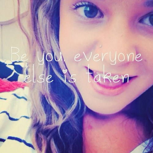 Be you, noone else.