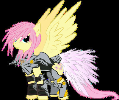 My names Flutterfire, twin sister of Fluttershy, some ponies call me Fire, I'm the opposite of my sister, I work in battles and now I'm retiring.