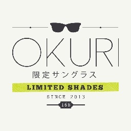 OKURI Shades provides limited fashion sunglasses 限定サングラス, only 168 pieces produced for each article and each one is serially numbered for it's uniqueness