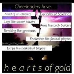 The minds of cheerleaders. Love Cheer. 3