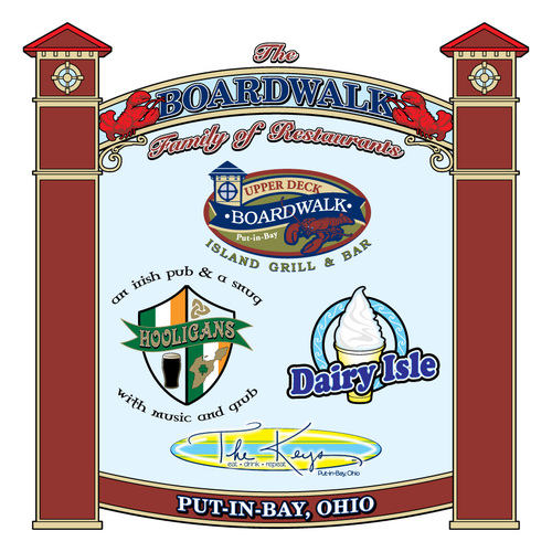 The Boardwalk Family of Restaurants welcomes you to Put-in-Bay where we hope you will enjoy our special brand of Island Hospitality!