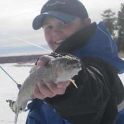 Forrest Angler Beckman, working on becoming a Pro-Angler for Bass, Perch and Walleye.  Ice Fishing is the ultimate!  I also enjoy competing on my Jr.  Bass Team