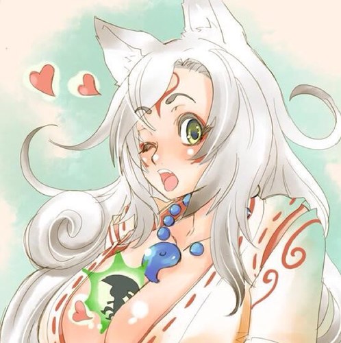 The Sun Goddess, Amaterasu. I can use The Celestial Brush, and am a reincarnation of Shiranui. (Okami RP, Multiverse)