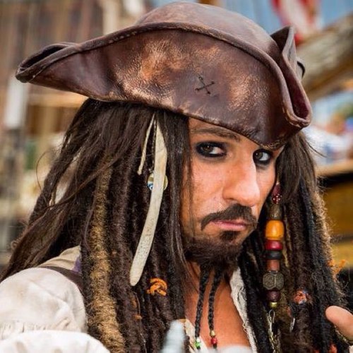 Jack Sparrow Twin Cities Minnesota impersonator. Great for pirate-themed parties! Or for that matter, any event, promotion, or fund raiser..they're all good!