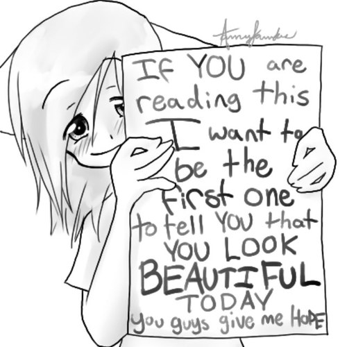 hey beautiful, your worth life. :)