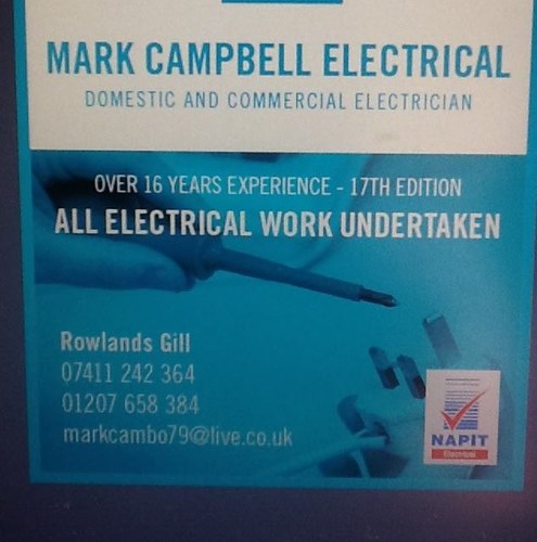 17th edition part p domestic and commercial electrician. For free quotes call 07411242364