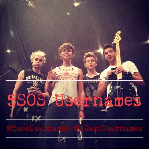 ♡ Hi! We are here to make you the perfect 5 Seconds Of Summer username! We follow back so DM us when you want help making a username ♡ Love you x