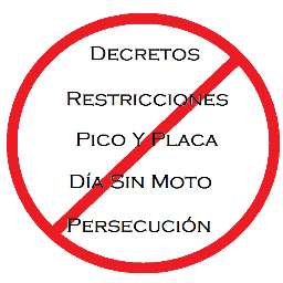 Somos Motociclistas, No Delincuentes. Cansados De Decretos Que Satanizan Y Restringen El Oficio De Motociclista En SantaMarta, No Mas Restricciones!