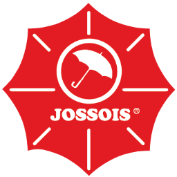 Jossois is specialized on manufacturer and commerce of parasols, rain umbrellas, wind stoppers, clothing, flags, banners, outdoors, etc. Visit us