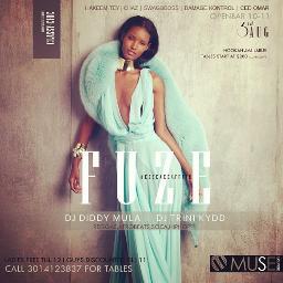 The Official FUZE Nightlife Twitter Page, Keeping your updates with new events and media weekly!! 717 6th St NW WDC-MuseLounge