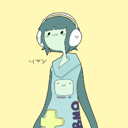 Hello! I am Beemo! A used-to-be robot now I'm a human girl!! Yay!! Who want's to play video games?? :3 #AdventureTime #RP