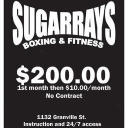 Sugarrays Boxing and Fitness is Vancouver's Premier #Boxing Gym. Full Instruction included with membership.
Visit today for a tour!