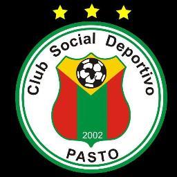 Club Social Deportivo Pasto. Fundado en 2002. Equipo de futbol que milita en la segunda categoría del Jockey Club.