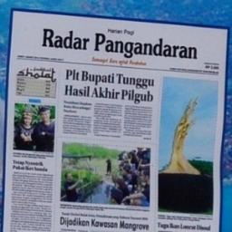kotapangandaran's profile picture. Harian Pagi Pertama di Pangandaran yang menyuguhkan informasi terlengkap. Redaksi, sirkulasi, iklan hubungi 081322564848