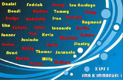 Anak-anak X IPS 1 Immanuel