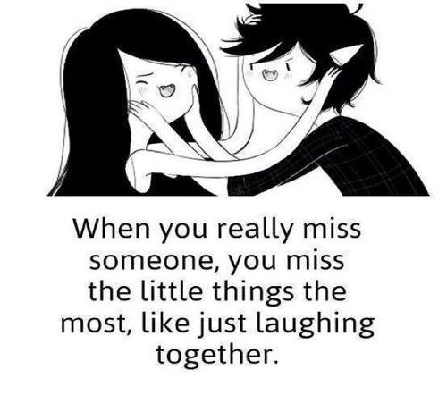 Simple I miss my boyfriend.