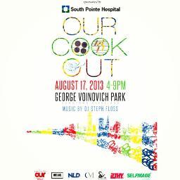 #OurCookout 8.17.13 at Voinovich Park from 4-9pm! Music by @djstephfloss! To donate, click on the link! See y'all there!