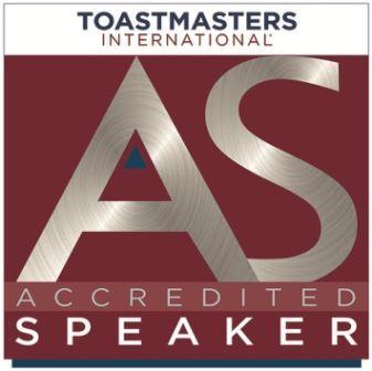 Accredited Speakers are the Toastmasters Professionals who have earned this coveted professional designation from Toastmasters International.