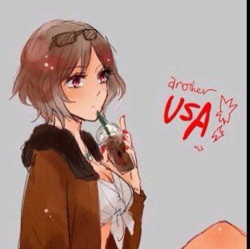 Hello bitches the name is Emily im the 2p female version of America. Just to tell ya dont piss me off because i have a bat and im not afraid to use it.
#Single